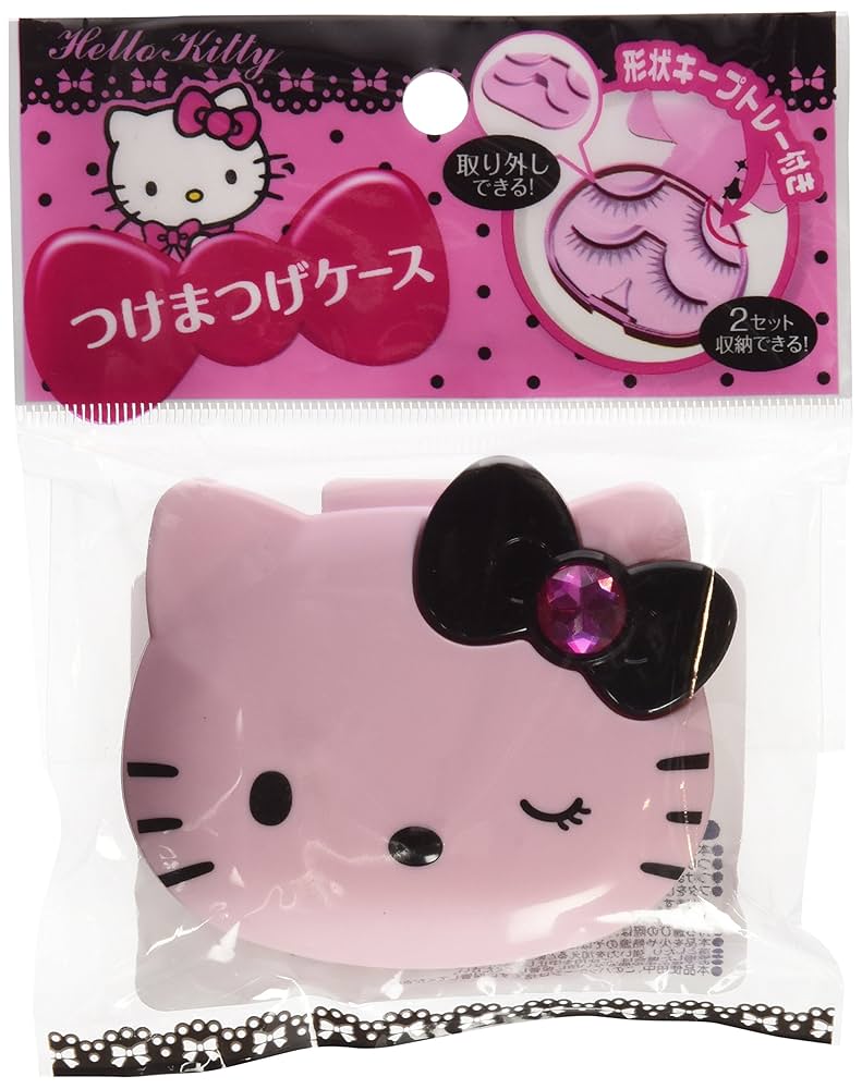 その他 Hello Kitty False Eyelash Case Hello Kitty False Eyelashes Case Lash Portable Storage
